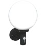 Aplique de pared exterior 2 pcs Negro 28 x 25 x 38 cm