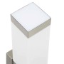 Aplique de exterior Plateado 10.5 x 6 x 35 cm Acero inoxidable