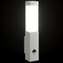 Aplique de exterior Plateado 10.5 x 6 x 35 cm Acero inoxidable