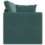 Sofá-cama de piso Verde oscuro 213 x 70 x 77 cm Terciopelo en Sofás | Comprar online en Foro24