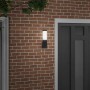 Aplique de exterior Negro 10.5 x 6 x 35 cm Acero inoxidable