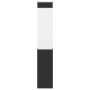 Aplique de pared exterior 2 pcs Negro 10.5 x 6 x 35 cm