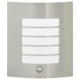 Aplique de pared exterior 2 pcs Plateado 23.5 x 10.5 x 26 cm