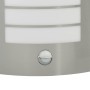 Aplique de pared exterior 2 pcs Plateado 23.5 x 10.5 x 26 cm