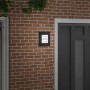 Aplique de exterior Negro 23.5 x 10.5 x 26 cm Acero inoxidable