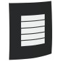 Aplique de pared exterior 2 pcs Negro 23.5 x 10.5 x 26 cm