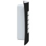 Aplique de pared exterior 2 pcs Negro 23.5 x 10.5 x 26 cm