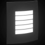 Aplique de pared exterior 2 pcs Negro 23.5 x 10.5 x 26 cm