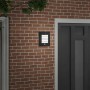 Aplique de exterior 2 pcs Negro 23.5 x 10.5 x 26 cm