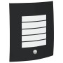 Aplique de pared exterior 2 pcs Negro 23.5 x 10.5 x 26 cm