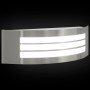 Aplique de exterior Plateado 32 x 10 x 10 cm Acero inoxidable