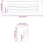 Aplique de exterior Plateado 32 x 10 x 10 cm Acero inoxidable