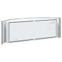 Aplique de pared exterior 2 pcs Plateado 32 x 10 x 10 cm