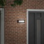 Aplique de exterior Negro 32 x 10 x 10 cm Acero inoxidable