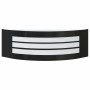 Aplique de pared exterior 2 pcs Negro 32 x 10 x 10 cm