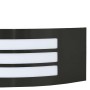 Aplique de pared exterior 2 pcs Negro 32 x 10 x 10 cm