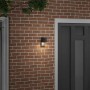 Aplique de exterior Negro 12 x 7 x 15 cm Acero inoxidable