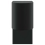 Aplique de pared exterior 2 pcs Negro 12 x 7 x 15 cm