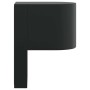 Aplique de pared exterior 2 pcs Negro 12 x 7 x 15 cm
