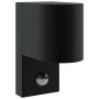 Aplique de exterior Negro 12 x 7 x 15 cm Acero inoxidable