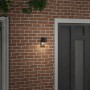 Aplique de exterior Negro 12 x 7 x 15 cm Acero inoxidable
