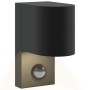 Aplique de pared exterior 2 pcs Negro 12 x 7 x 15 cm