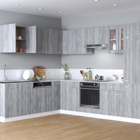 Sonoma grauer Hängeschrank aus Holzwerkstoff, 60 x 31 x 60 cm von vidaXL, Küchenschränke - Ref: Foro24-815112, Preis: 62,90 €...