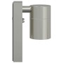 Aplique de pared exterior 2 pcs Plateado 6.5 x 10.5 x 16 cm