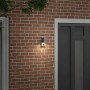 Luz de pared exterior Plateado 6.5 x 10.5 x 16 cm