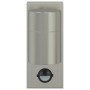 Aplique de pared exterior 2 pcs Plateado 6.5 x 10.5 x 16 cm
