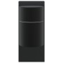 Luz de pared exterior Negro 6.5 x 10.5 x 16 cm Acero inoxidable