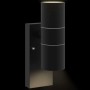 Aplique de exterior Negro 7 x 10 x 22 cm Acero inoxidable