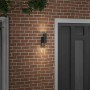 Aplique de exterior Negro 7 x 10 x 22 cm Acero inoxidable