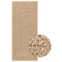 Alfombra ZIZUR apariencia de yute interior y exterior 80x200 cm