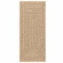 Alfombra ZIZUR apariencia de yute interior y exterior 80x200 cm