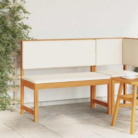 Banco de jardín Marrón 100 x 50 x 91cm Madera maciza de Acacia