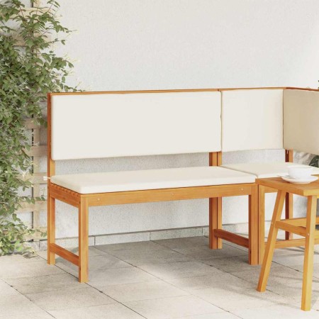 Banco de jardín Marrón 100 x 50 x 91cm Madera maciza de Acacia