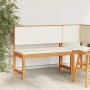 Banco de jardín Marrón 100 x 50 x 91cm Madera maciza de Acacia