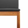 Banco de jardín Marrón 100 x 50 x 91cm Madera maciza de Acacia
