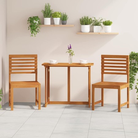 Silla de Jardín 2 pcs Marrón 50 x 50 x 91cm