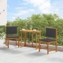 Silla de Jardín 2 pcs Marrón 50 x 50 x 91cm