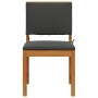 Silla de Jardín 2 pcs Marrón 50 x 50 x 91cm