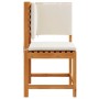 Silla de Jardín Marrón 50 x 50 x 91cm Madera maciza de Acacia