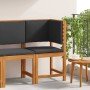Silla de Jardín Marrón 50 x 50 x 91cm Madera maciza de Acacia