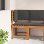 Silla de Jardín Marrón 50 x 50 x 91cm Madera maciza de Acacia