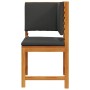 Silla de Jardín Marrón 50 x 50 x 91cm Madera maciza de Acacia