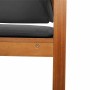 Silla de Jardín Marrón 50 x 50 x 91cm Madera maciza de Acacia