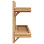 Estantería de Pared con estante Marrón 75 x 26 x 60 cm Bambú