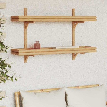 Estantería de Pared con estante Marrón 100 x 26 x 60 cm Bambú