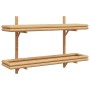 Estantería de Pared con estante Marrón 100 x 26 x 60 cm Bambú